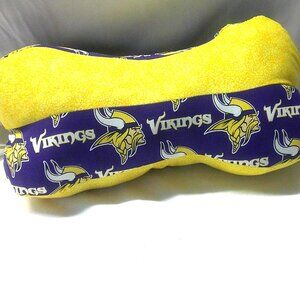 Nfl Minnesota Vikings 3 sided Dog bone neck Pillow